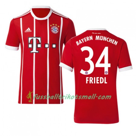 Fußballtrikots FC Bayern München FRIEDL 34 2017-2018 Kurzarm Heimtrikotsatz kaufen