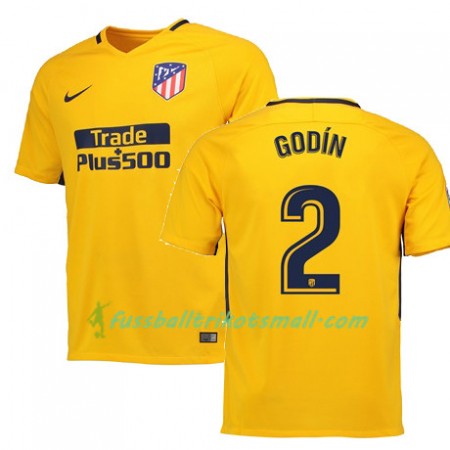 Fußballtrikots Atlético Madrid GODIN 2 2017-2018 Kurzarm Auswärts-trikot kaufen