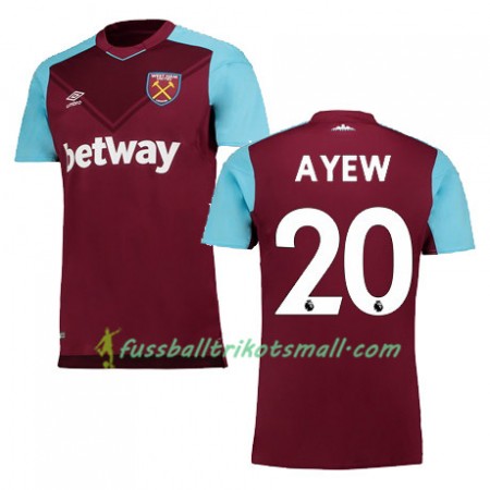 Fußballtrikots West Ham United A AYEW 2017-2018 Kurzarm Heimtrikotsatz kaufen