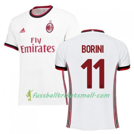 Fußballtrikots AC Mailand BORINI 11 2017-2018 Kurzarm Auswärts-trikot kaufen