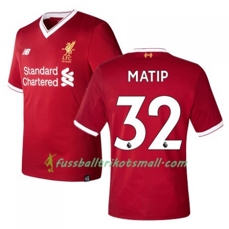 Fußballtrikots Liverpool MATIP 32 2017-2018 Kurzarm Heimtrikotsatz kaufen