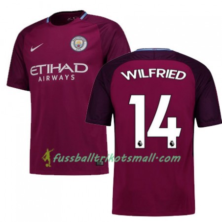 Fußballtrikots Manchester City WILFRIED 14 2017-2018 Kurzarm Auswärts-trikot kaufen