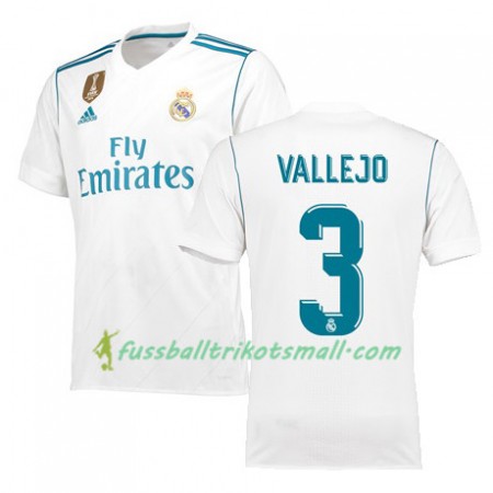 Fußballtrikots Real Madrid JESUS VALLEJO 3 2017-2018 Kurzarm Heimtrikotsatz kaufen