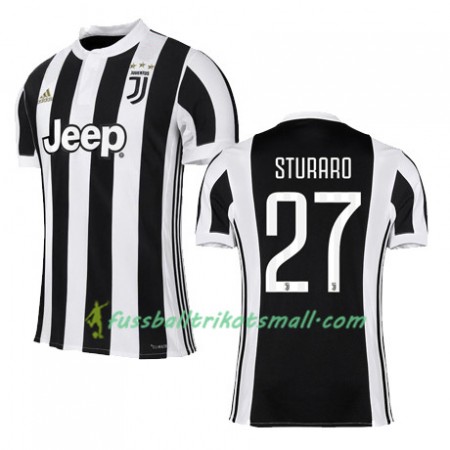 Fußballtrikots Juventus Turin STURARO 27 2017-2018 Kurzarm Heimtrikotsatz kaufen