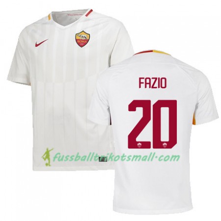 Fußballtrikots AS Rom FAZIO 20 2017-2018 Kurzarm Auswärts-trikot kaufen