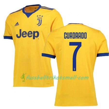 Fußballtrikots Juventus Turin CUADRADO 7 2017-2018 Kurzarm Auswärts-trikot kaufen