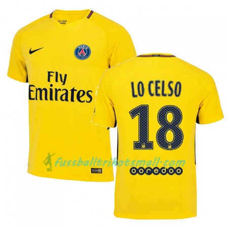 Fußballtrikots PSG Giovani Lo Celso 18 2017-2018 Kurzarm Auswärts-trikot kaufen