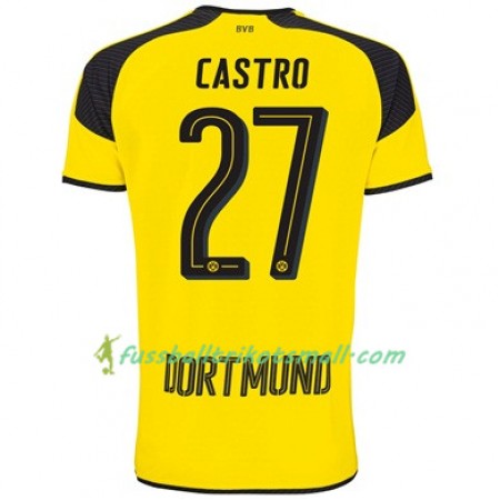 Fußballtrikots Borussia Dortmund CASTRO 27 2017-2018 Kurzarm Ausweichtrikot kaufen