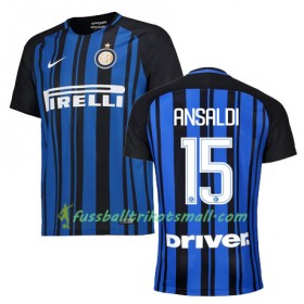 Fußballtrikots Inter Mailand ANSALDI 15 2017-2018 Kurzarm Heimtrikotsatz kaufen