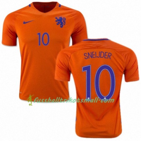 Fußballtrikots Niederlande WESLEY SNEIJDER 2016-2017 Kurzarm Heimtrikotsatz kaufen