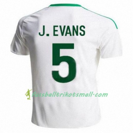 Fußballtrikots Nordirland JONNY EVANS 2016-2017 Kurzarm Auswärts-trikot kaufen