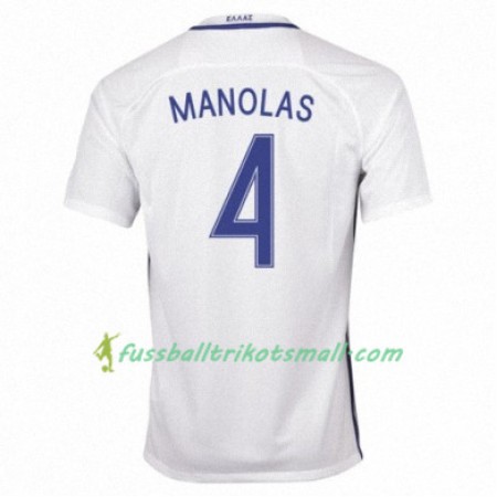 Fußballtrikots Griechenland KOSTAS MANOLAS 2016-2017 Kurzarm Heimtrikotsatz kaufen