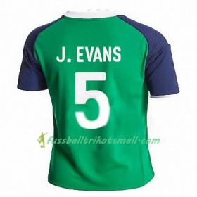 Fußballtrikots Nordirland JONNY EVANS 2016-2017 Kurzarm Heimtrikotsatz kaufen