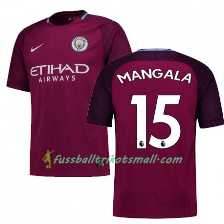 Fußballtrikots Manchester City MANGALA 15 2017-2018 Kurzarm Auswärts-trikot kaufen