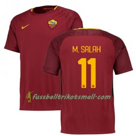 Fußballtrikots AS Rom M SALAH 11 2017-2018 Kurzarm Heimtrikotsatz kaufen