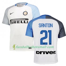 Fußballtrikots Inter Mailand SANTON 21 2017-2018 Kurzarm Auswärts-trikot kaufen