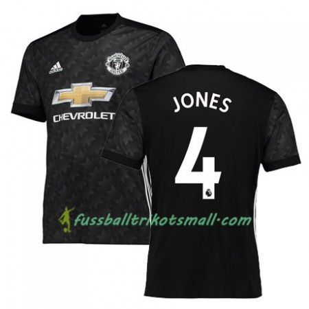 Fußballtrikots Manchester United JONES 4 2017-2018 Kurzarm Auswärts-trikot kaufen