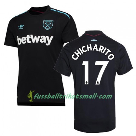 Fußballtrikots West Ham United CHICHARITO 2017-2018 Kurzarm Auswärts-trikot kaufen