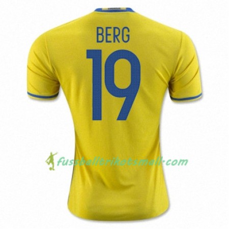 Fußballtrikots Schweden MARCUS BERG Heimtrikotsatz Euro 2016