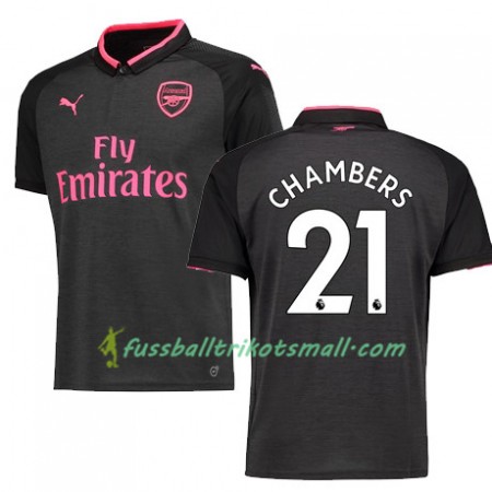 Fußballtrikots Arsenal CHAMBERS 21 2017-2018 Kurzarm Ausweichtrikot kaufen