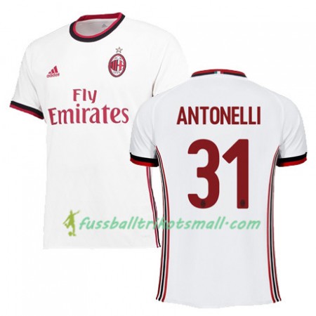 Fußballtrikots AC Mailand ANTONELLI 31 2017-2018 Kurzarm Auswärts-trikot kaufen