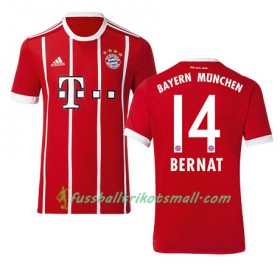 Fußballtrikots FC Bayern München BERNAT 14 2017-2018 Kurzarm Heimtrikotsatz kaufen