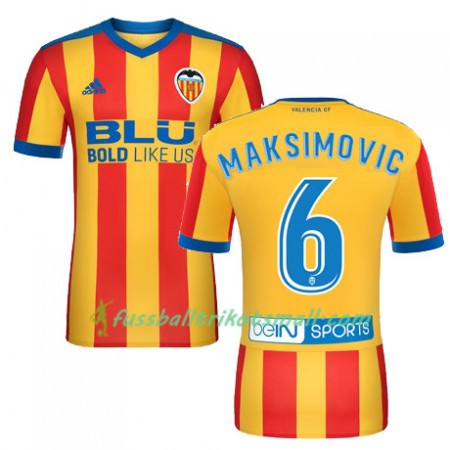Fußballtrikots FC Valencia MAKSIMOVIC 2017-2018 Kurzarm Auswärts-trikot kaufen