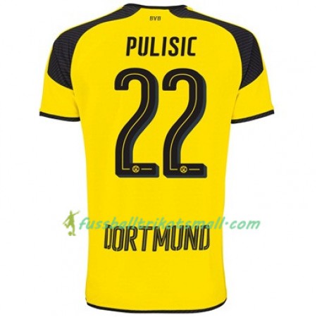 Fußballtrikots Borussia Dortmund PULISIC 22 2017-2018 Kurzarm Ausweichtrikot kaufen