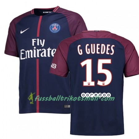 Fußballtrikots PSG Goncalo Guedes 15 2017-2018 Kurzarm Heimtrikotsatz kaufen