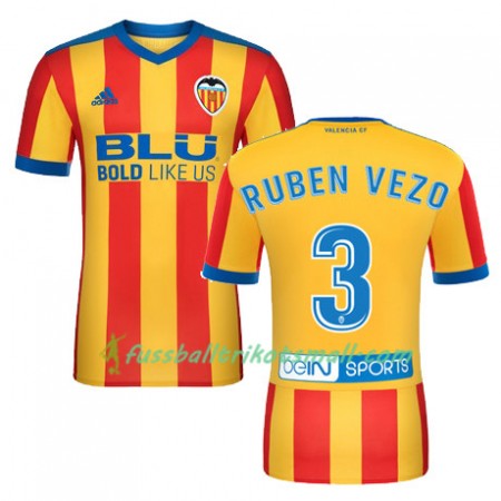 Fußballtrikots FC Valencia RUBEN VEZO 2017-2018 Kurzarm Auswärts-trikot kaufen