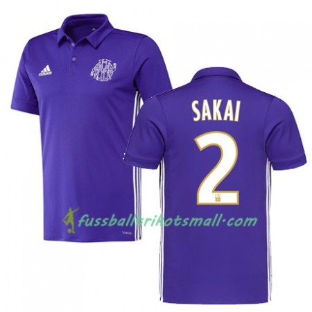 Fußballtrikots Olympique Marseille HIROKI SAKAI 2 2017-2018 Kurzarm Ausweichtrikot kaufen