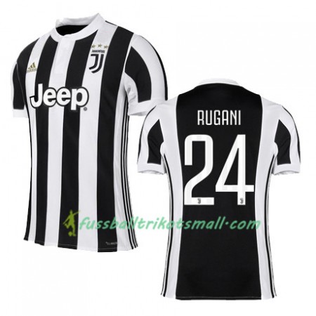 Fußballtrikots Juventus Turin RUGANI 24 2017-2018 Kurzarm Heimtrikotsatz kaufen
