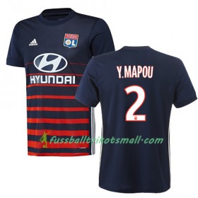 Fußballtrikots Olympique Lyon MAPOU YANGA MBIWA 2 2017-2018 Kurzarm Auswärts-trikot kaufen