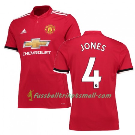 Fußballtrikots Manchester United JONES 4 2017-2018 Kurzarm Heimtrikotsatz kaufen