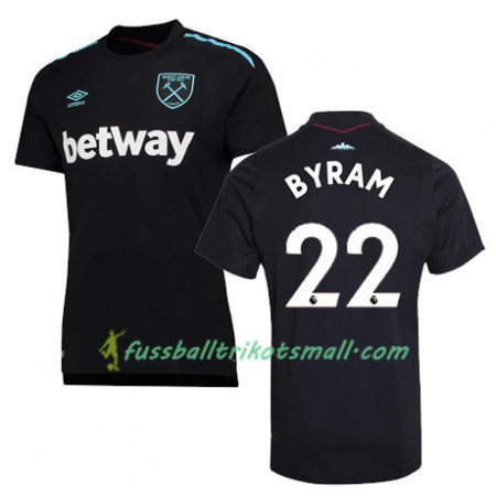 Fußballtrikots West Ham United BYRAM 2017-2018 Kurzarm Auswärts-trikot kaufen