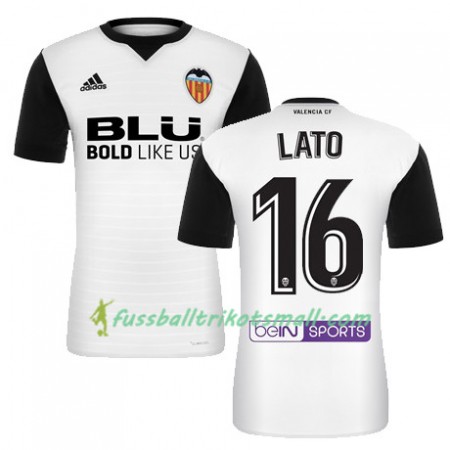 Fußballtrikots FC Valencia LATO 2017-2018 Kurzarm Heimtrikotsatz kaufen