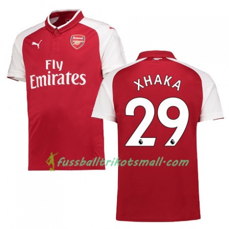 Fußballtrikots Arsenal XHAKA 29 2017-2018 Kurzarm Heimtrikotsatz kaufen