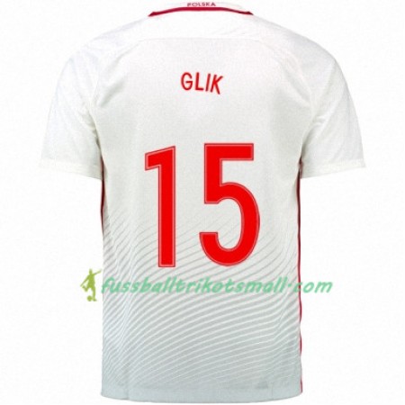 Fußballtrikots Polen KAMIL GLIK Heimtrikotsatz Euro 2016