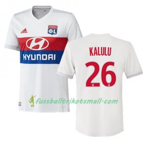 Fußballtrikots Olympique Lyon ALDO KALULU 26 2017-2018 Kurzarm Heimtrikotsatz kaufen