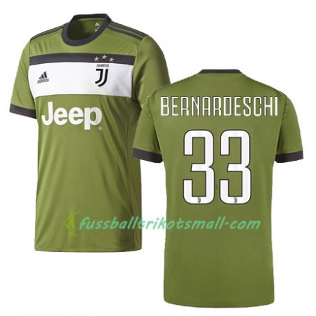 Fußballtrikots Juventus Turin BERNARDESCHI 33 2017-2018 Kurzarm Ausweichtrikot kaufen