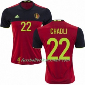 Fußballtrikots Belgien NACER CHADLI Heimtrikotsatz Euro 2016