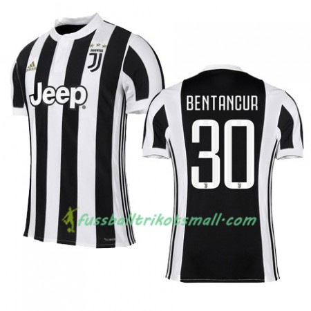 Fußballtrikots Juventus Turin BENTANCUR 30 2017-2018 Kurzarm Heimtrikotsatz kaufen