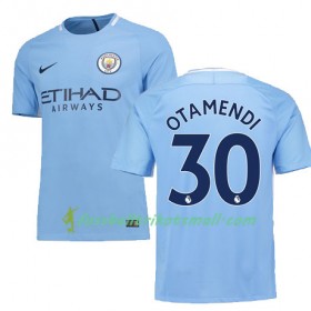 Fußballtrikots Manchester City OTAMENDI 30 2017-2018 Kurzarm Heimtrikotsatz kaufen