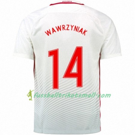 Fußballtrikots Polen JAKUB WAWRZYNIAK Heimtrikotsatz Euro 2016