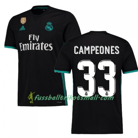 Fußballtrikots Real Madrid Campeones 33 2017-2018 Kurzarm Auswärts-trikot kaufen