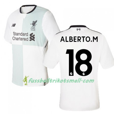 Fußballtrikots Liverpool ALBERTO M 18 2017-2018 Kurzarm Auswärts-trikot kaufen