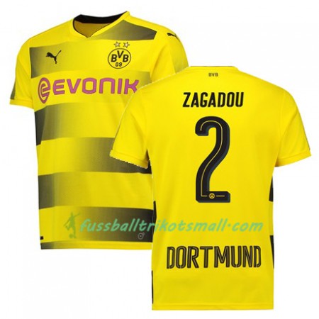 Fußballtrikots Borussia Dortmund ZAGADOU 2 2017-2018 Kurzarm Heimtrikotsatz kaufen