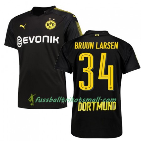 Fußballtrikots Borussia Dortmund BRUUN LARSEN 34 2017-2018 Kurzarm Auswärts-trikot kaufen