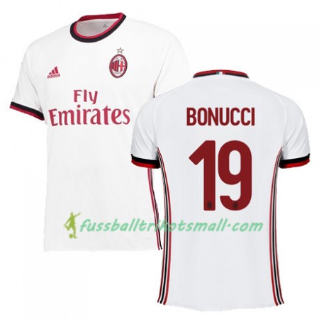 Fußballtrikots AC Mailand BONUCCI 19 2017-2018 Kurzarm Auswärts-trikot kaufen