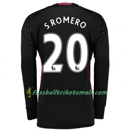 Fußballtrikots Manchester United S ROMERO 20 2017-2018 Langarm Heimtrikotsatz kaufen
